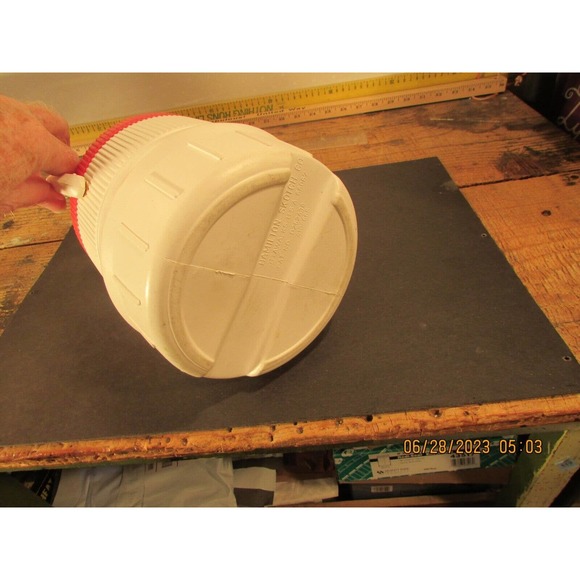 Vintage Red and White HAMILTON SKOTCH - Little Jug Water Cooler - Picture 4 of 6